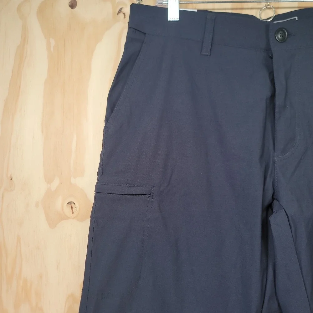 UB Tech Pants Mens 34x34 Blue Comfort Adjustable Waist Chino Water Repellent NWT - Picture 3 of 16
